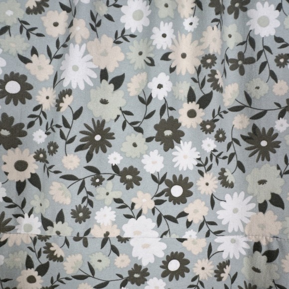 No Boundaries Juniors Ruffle Button Down Dress Large Pastel Hobo Jade Mint Green - Picture 7 of 7